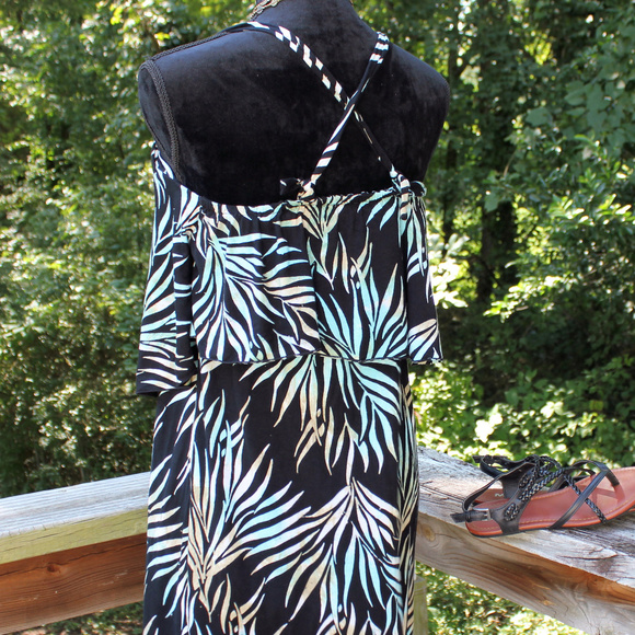 Santiki Adjustable Strap Ruffle Top Sun Dress S/P - Picture 4 of 8